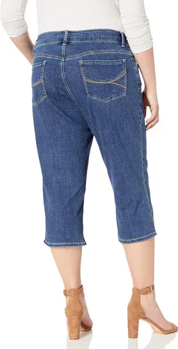 Vista 2 de Riders by Lee Indigo womens Plus Size Soft Denim Capri