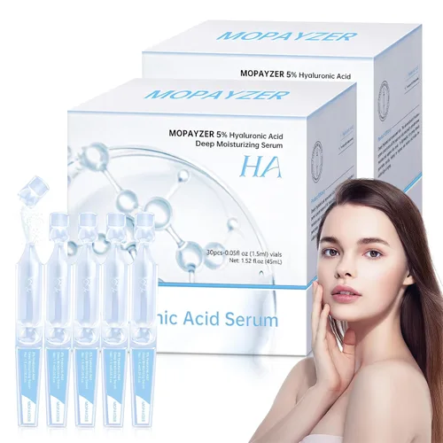 Vista 10 de 30 frascos ultrahidratantes de suero de ácido hialurónico al 5%, tubos de ácido hialurónico, suero de ácido hialurónico Wake Nature Perfection