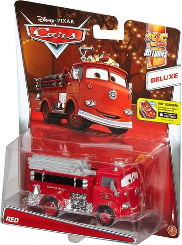 Vista 3 de Disney /Pixar Cars - Vehículo rojo de gran tamaño fundido a presión