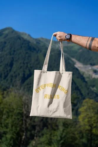Vista 3 de Stephen King Rules - Bolsa de mano para adultos Stephen King Tee Gifts King