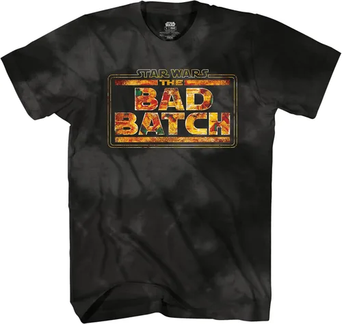 Vista 3 de STAR WARS The Bad Batch Logo Tie Dye - Camiseta gráfica para hombre