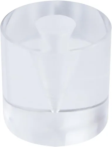 Vista 7 de Mcredy Mini soporte de cono de helado de acrílico para barra de postres de fiesta, 1 pulgada, 4 unidades Acrílico transparente, base estable