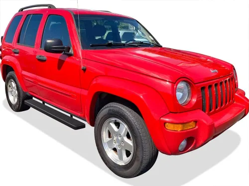 Vista 6 de APS Estribos (barras Nerf barras escalones laterales) compatibles con Jeep Liberty 2002-2007 de 4 puertas