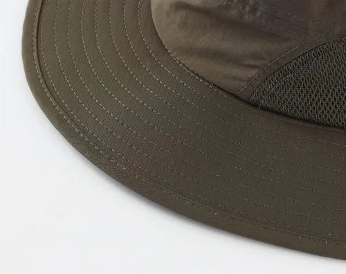 Vista 7 de Connectyle Sombrero Boonie de ala ancha UPF 50+ para hombre, transpirable, para pesca, senderismo, sombrero para el sol