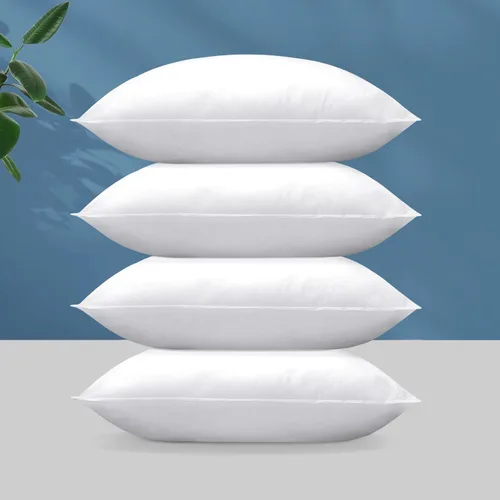 Vista 9 de OTOSTAR Juego de 4 rellenos de almohada de 18 x 18 pulgadas, rellenos de almohada cuadrados decorativos, fundas de almohada esponjosas de primera