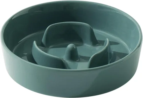 Vista 43 de Havniva Cuencos elevados para perros de alimentación lenta, 6.1 pulgadas 1 x café marrón - C