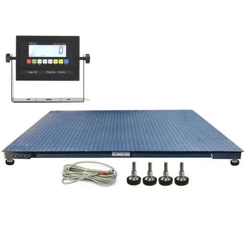Vista 22 de SellEton SL-700-2x2 - Básculas de suelo con indicador digital para envío de almacén y pesaje industrial resistente