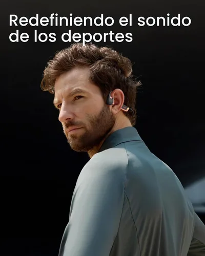 Vista 10 de SHOKZ OpenRun Pro 2 Auriculares de conducción ósea, oro rosa