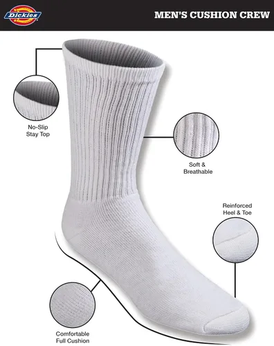 Vista 5 de Dickies - Calcetines acolchados para hombre (6/12 unidades)