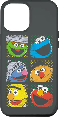 Vista 25 de Funda para iPhone 16 Sesame Street Group Squares
