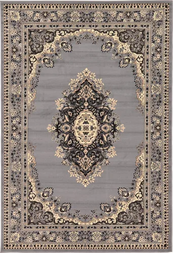 Vista 93 de Unique Loom - Alfombra de área estilo persa tradicional de la colección Reza, de 2 pies 2 pulgadas x 3 pies, colores negro y beige