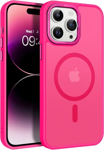 Vista 25 de BENTOBEN Funda magnética para iPhone 14 Pro [compatible con Magsafe] translúcida mate 14 Pro, delgada, a prueba de golpes, para mujeres, hombres