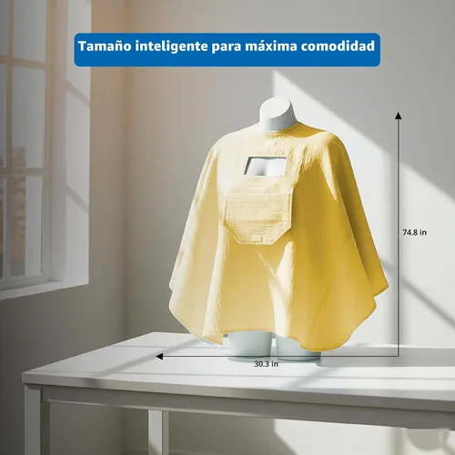 Vista 6 de Funda de lactancia de muselina para lactancia materna del bebé, ventana Peekaboo -100% algodón transpirable, chal de lactancia de privacidad