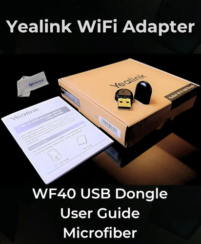 Vista 7 de Yealink - Adaptador WiFi WF40 Dongle USB para teléfonos VoIP modelos compatibles - T46U, T48U, T41S, T42S, T46S, T48S, T52S, T54S, T42U, T43U, T27G