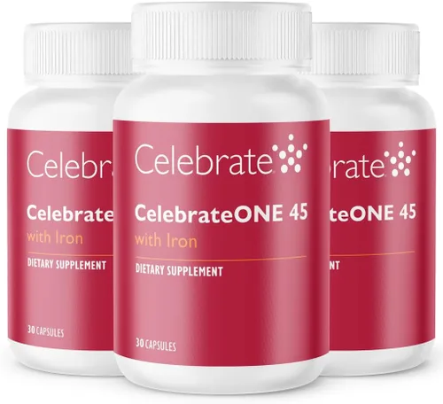Vista 9 de Celebrate Vitamins CelebrateONE 45, 45 mg de hierro, multivitamínico bariátrico una vez al día, vitaminas y minerales esenciales, bypass gástrico