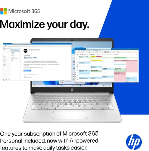 Vista 3 de Computadora portátil HP de 14 pulgadas 2026, procesador Intel, Office 365