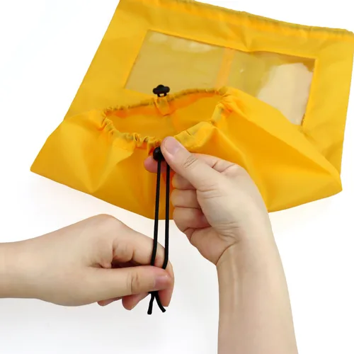 Vista 4 de Gorro de ducha ajustable para perro, gorro de ducha impermeable, cubre orejas de perro, protección para orejas de mascotas, protección