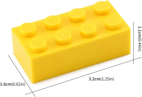 Vista 27 de 100 piezas 2 x 4 Ladrillos Piezas Negras Partes Clásico Juego Creativo Bloques de Construcción Juego de Partes Accesorios de Juguete Compatibles