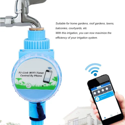 Vista 7 de Fydun Intelligent Garden Irrigation Wate Timer Automati Controller with Phone Control Intelligent Garden Irrigation Wate for Family