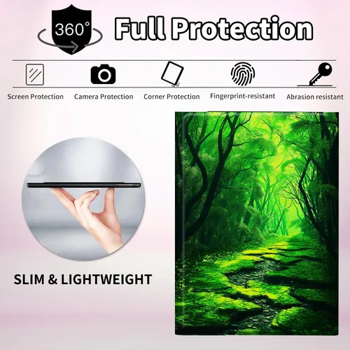 Vista 3 de Funda para Samsung Galaxy Tab S6 Lite 2022/2020 Teclado Inalámbrico Desmontable y Cubierta De Soporte De Cuero PU Funda Protectora Para Samsung