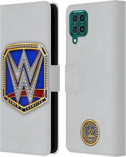 Vista 328 de Head Case Designs Officially Licensed WWE Cruiserweight Champion Title Belts Leather Wallet Case Compatible with Samsung Galaxy A07 4G Campeón