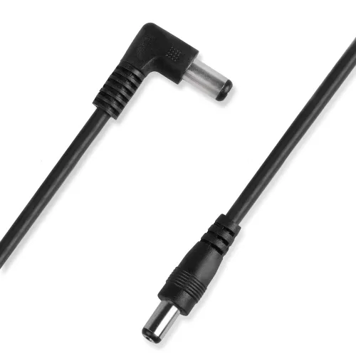 Vista 4 de Mr.Power Pedal de efectos de guitarra, cable de corriente continua de 0.217 x 0.083 in, cable de alimentación/cable, macho a macho, conector 24AWG