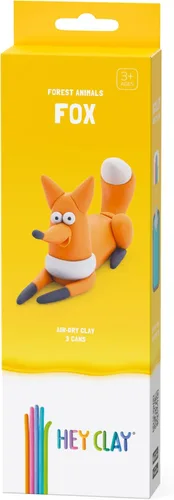 Vista 21 de HEY CLAY Forest Animals - Claymate Bear - Kit de arcilla seca al aire con 3 latas y herramientas de escultura con divertidas instrucciones