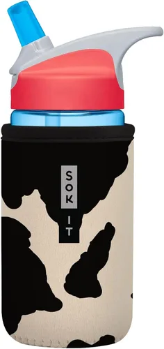 Vista 95 de Sok It BotlSok Funda para botella de agua con cubierta de neopreno aislante (Floral abstracto, se ajusta a CamelBak o Nalgene de 12 onzas)