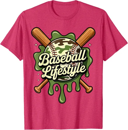 Vista 25 de Baseball Life Style 101 Apparel Youth Drip Baseball Boys Kid Camiseta