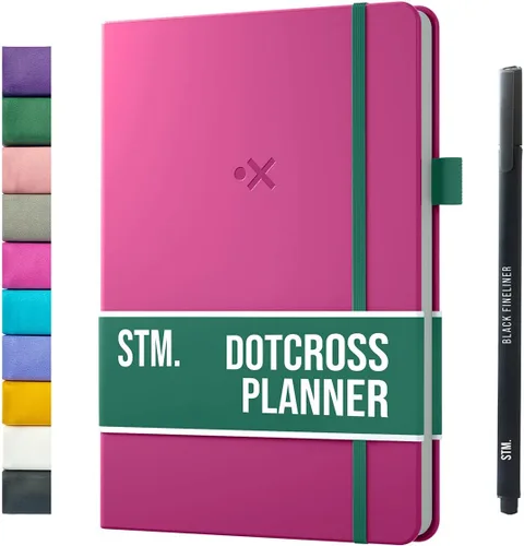 Vista 13 de Planificador Diario 2026 (Sin Fecha) A5 Dotcross Tu Organizador Diario Todo en Uno, Agenda Semanal a Primera Vista, Libro de Calendario Anual