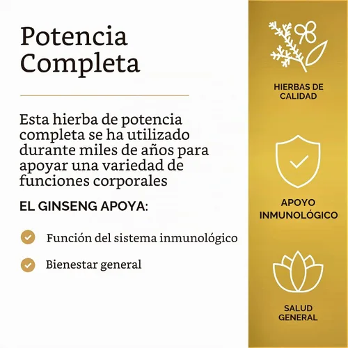 Vista 4 de Solgar, Extracto de Raíz de Ginseng Coreano de Máxima Potencia Estandarizado, Cápsulas Vegetales, E4138, 1, 1