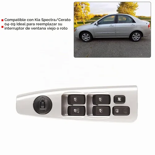 Vista 3 de Interruptor de ventana principal 93570-2F200 para Spectra Cerato 2004-2009
