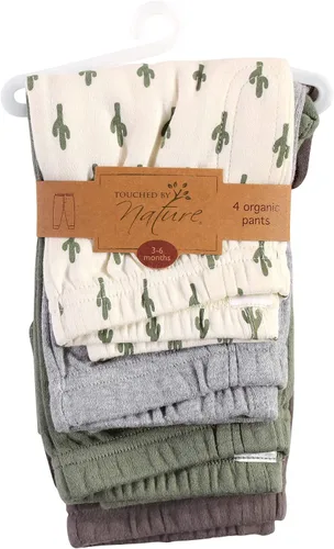 Vista 2 de Touched by Nature Baby Boys' Organic Cotton Pants
