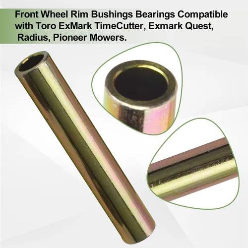 Vista 4 de 104-3667 y 114-1640 Kit de rodamiento y eje de buje de rueda delantera compatible con Toro TimeCutter Z380 Z420 Z480 Z530 Z4200 Z4202 Z4220 Z4235