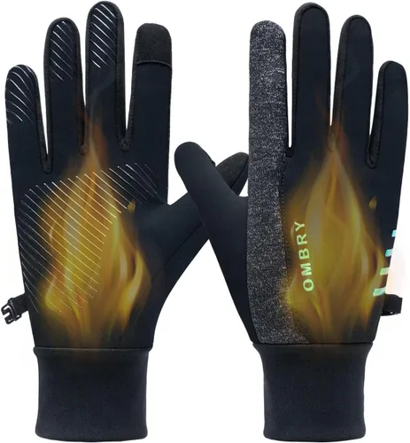 Vista 7 de Waterproof Insulated Glove, Windproof Cold Weather Gloves, Mens Biking Winter Glove of Cold Weather, Insulated Thermal Gloves, Cycling Thermal Men