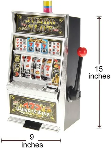 Vista 2 de AZ Trading Lucky Sevens Jumbo Réplica de banco de la máquina tragamonedas