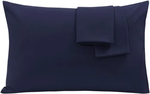 Vista 11 de PiccoCasa Paquete de 2 fundas de almohada de microfibra cepillada de lujo de 1800 hilos, fundas de almohada suaves para almohada estándar
