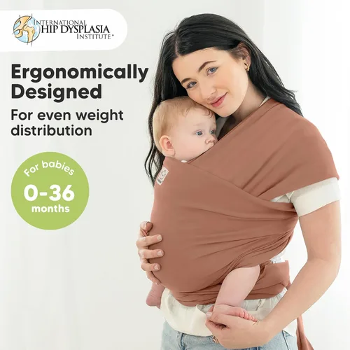 Vista 2 de KeaBabies Portabebés y organizador de pañales – Todo en 1 Original transpirable Baby Sling, organizador de bebé para guardería, ligero, manos libres