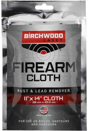 Vista 2 de Birchwood Casey Removedor de óxido y plomo para pistola Paño de limpieza duradero y eficaz para pistola de 11 x 14 pulgadas para quitar plomo