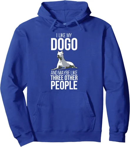 Vista 10 de Dogo Argentino Dog Pet Love Rescue Retro Hombres Mujeres Bark Pullover Hoodie