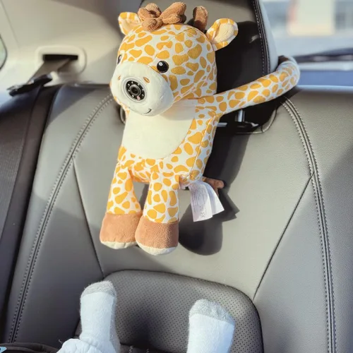 Vista 7 de zooby El monitor de coche para bebés ayuda a reducir la distracción. Nuestro monitor de peluche que les encanta a los bebés sirve como un compañero