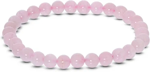Vista 118 de Gem Avenue Handmade Round Bead Stretch Bracelet Unisex Natural Stone Beaded Jewelry for Men & Women, Elastic Wristband for Daily Wear