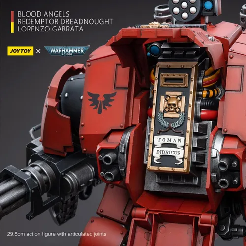 Vista 8 de JOYTOY Warhammer 40K 1/18 Figuras de acción Joy Toy Mecha Blood Angels Redemptor Dreadnought Lorenzo Gabrata