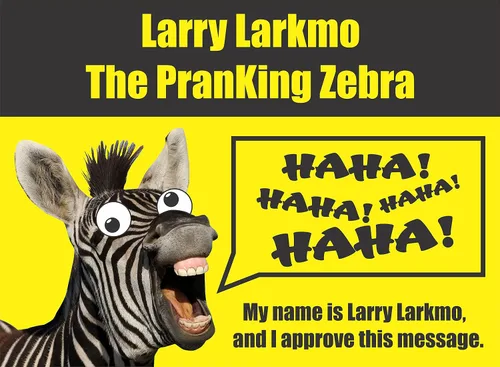 Vista 4 de Larkmo The Pranking Zebra Funny $100 Gag, Realista Broma de Bill de Cien Dólares Broma de Oficina para Hombres, Mujeres y Niños, Gran Broma