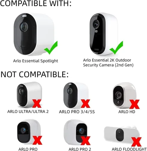 Vista 2 de Cargador de panel solar compatible con Arlo Essential 2K para exteriores (2ª generación)/cámara Essential XL/cámara Essential Spotlight, USB C