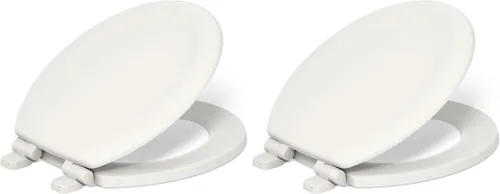 Vista 17 de KOHLER Stonewood Quiet-Close, Asiento de inodoro redondo de cierre suave, madera duradera, fácil instalación, ajuste universal, elementos esenciales