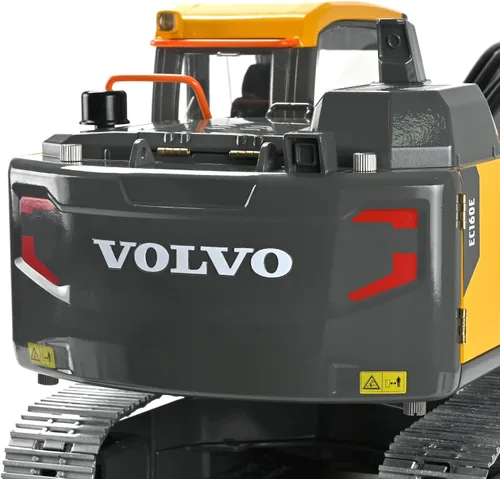 Vista 7 de DOUBLE E Hobby Volvo EC160E excavadora con mando a distancia - 1:14 versión eléctrica completa de metal RTR E010