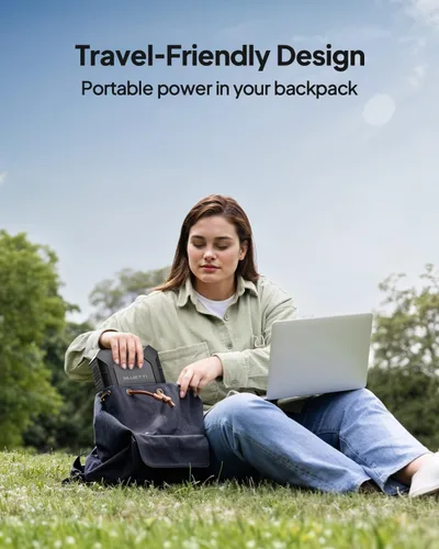 Vista 6 de BLUETTI X20 288W Banco de Energía para Laptop – 153.6Wh (12000mAh) Cargador Portátil de Alta Capacidad, Salida DC de 160W, Entrada/Salida USB-C