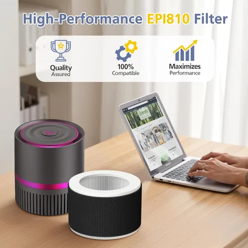 Vista 7 de Filtro de repuesto EPI810, compatible con KOIOS y MEGAWISE y MOOKA EPI810, filtración de 3 etapas para filtro Megawise EPI810, paquete de 2