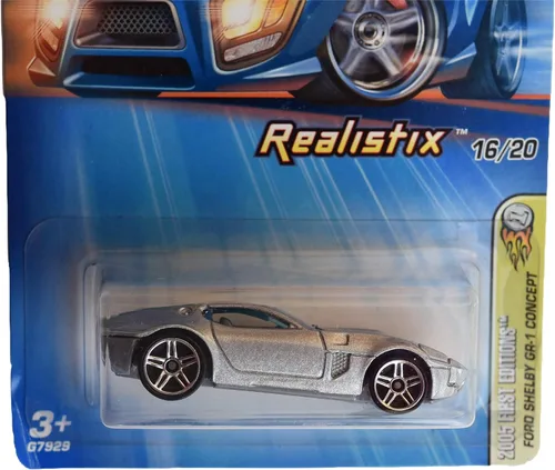 Vista 2 de Hot Wheels 2005 Primeras ediciones Realistix [Plata] Ford Shelby GR-1 Concept 16/20